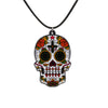 Acrylic Fashion Skeleton Skull Necklace  (Green) Nhyl0266-Green