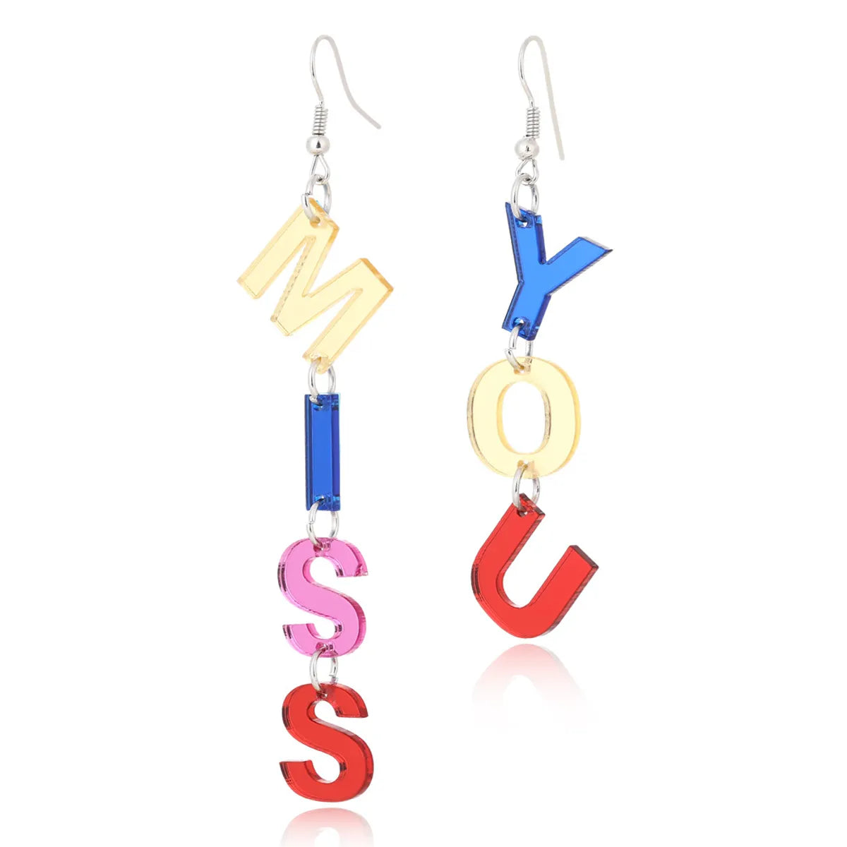 Geometric Plating Alloy No Inlaid Earrings Ear Studs