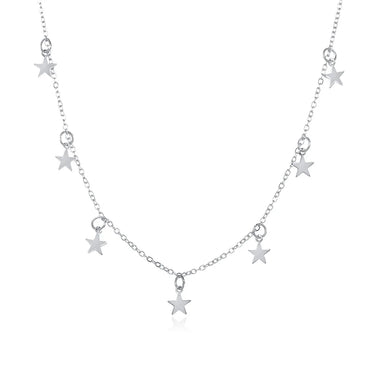 Alloy  Creative  Simple Five-Pointed Star Pendant Necklace