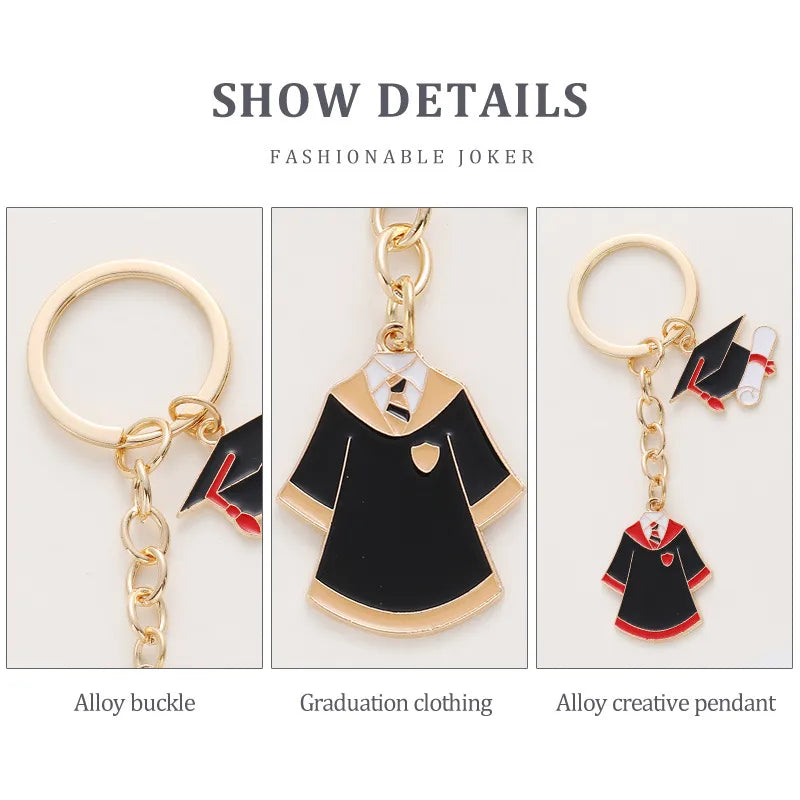 Simple Style Magic Hat Alloy Plating Keychain