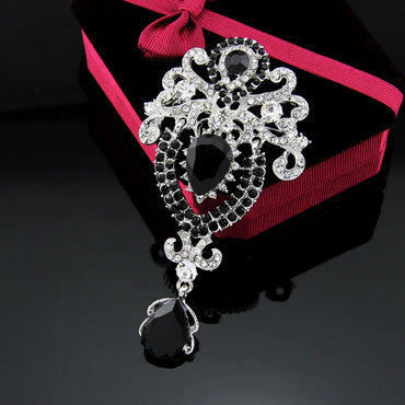 Fashion Crown Alloy Plating Women'S Brooches