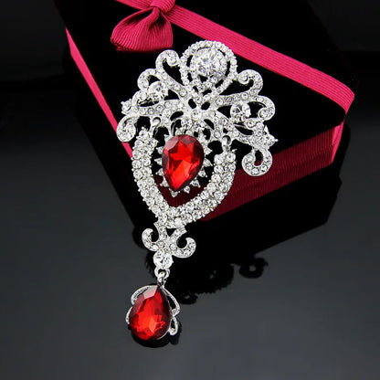 Fashion Crown Alloy Plating Women'S Brooches