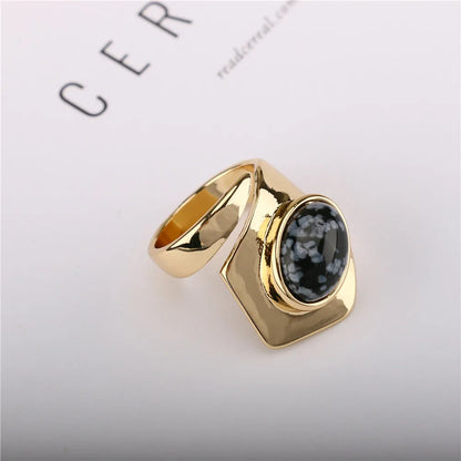 Alloy Fashion Geometric Ring  (Alloy) Nhqs0330-Alloy