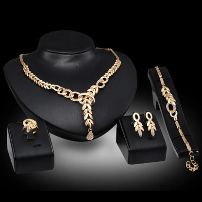 Alloy Fashion  Jewelry Set  (18k Alloy / 61154054) Nhxs2197-18k-Alloy-61154054