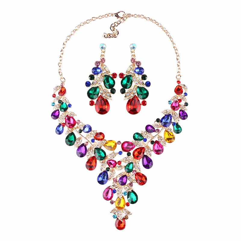 Alloy Fashion Sweetheart Necklace  (Red) Nhjq9901-Red