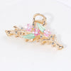 Alloy Hairpin Women'S Shark Clip Oversized Flower Flower Paint Tulip Shark Clip Hair Accessories High-Grade Grab Clip