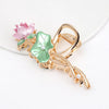 Alloy Hairpin Women'S Shark Clip Oversized Flower Flower Paint Tulip Shark Clip Hair Accessories High-Grade Grab Clip