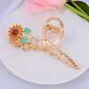 Alloy Hairpin Women'S Shark Clip Oversized Flower Flower Paint Tulip Shark Clip Hair Accessories High-Grade Grab Clip