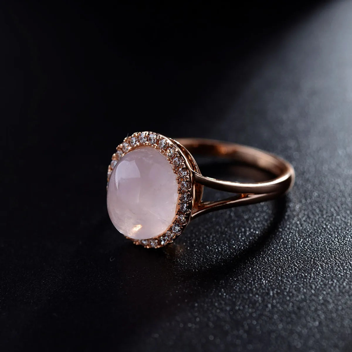 Alloy Simple Geometric Ring  (Rose Alloy-16) Nhlj3791-Rose Alloy-16