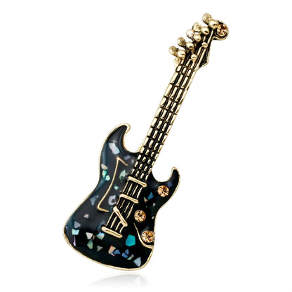 Retro Musical Instrument Alloy Plating Other Women'S Brooches