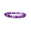 Explosions 8mm Natural Gem Bracelet For Men And Women Outdoor Yoga Elastic Bracelet Beads Agate Bracelet