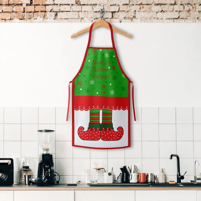 New Christmas Apron Grinch Christmas Elderly Household Kitchen Apron Christmas Product Wholesale