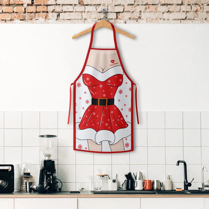 New Christmas Apron Grinch Christmas Elderly Household Kitchen Apron Christmas Product Wholesale