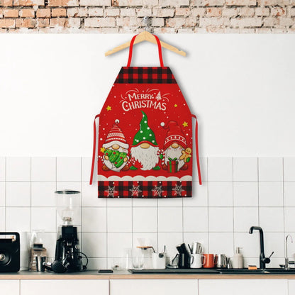 New Christmas Apron Grinch Christmas Elderly Household Kitchen Apron Christmas Product Wholesale