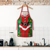 New Christmas Apron Grinch Christmas Elderly Household Kitchen Apron Christmas Product Wholesale