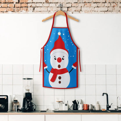 New Christmas Apron Grinch Christmas Elderly Household Kitchen Apron Christmas Product Wholesale