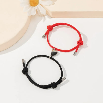 New Love Magnetic Couple Bracelet Men And Women A Pair Of Hand Rope Long-Distance Traction Hand Rope  Jewelry