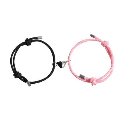 New Love Magnetic Couple Bracelet Men And Women A Pair Of Hand Rope Long-Distance Traction Hand Rope  Jewelry