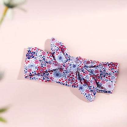 American Independence Day Children'S Elastic Print Bunny Ears Star Headband