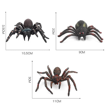 Animal Simulation Model Halloween Spider PVC Toys