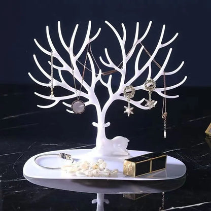 Artistic Animal Tree Plastic Jewelry Rack