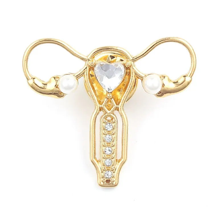 Artistic Organ Alloy Artificial Rhinestones Women'S Brooches