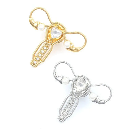 Artistic Organ Alloy Artificial Rhinestones Women'S Brooches