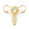 Artistic Organ Alloy Artificial Rhinestones Women'S Brooches