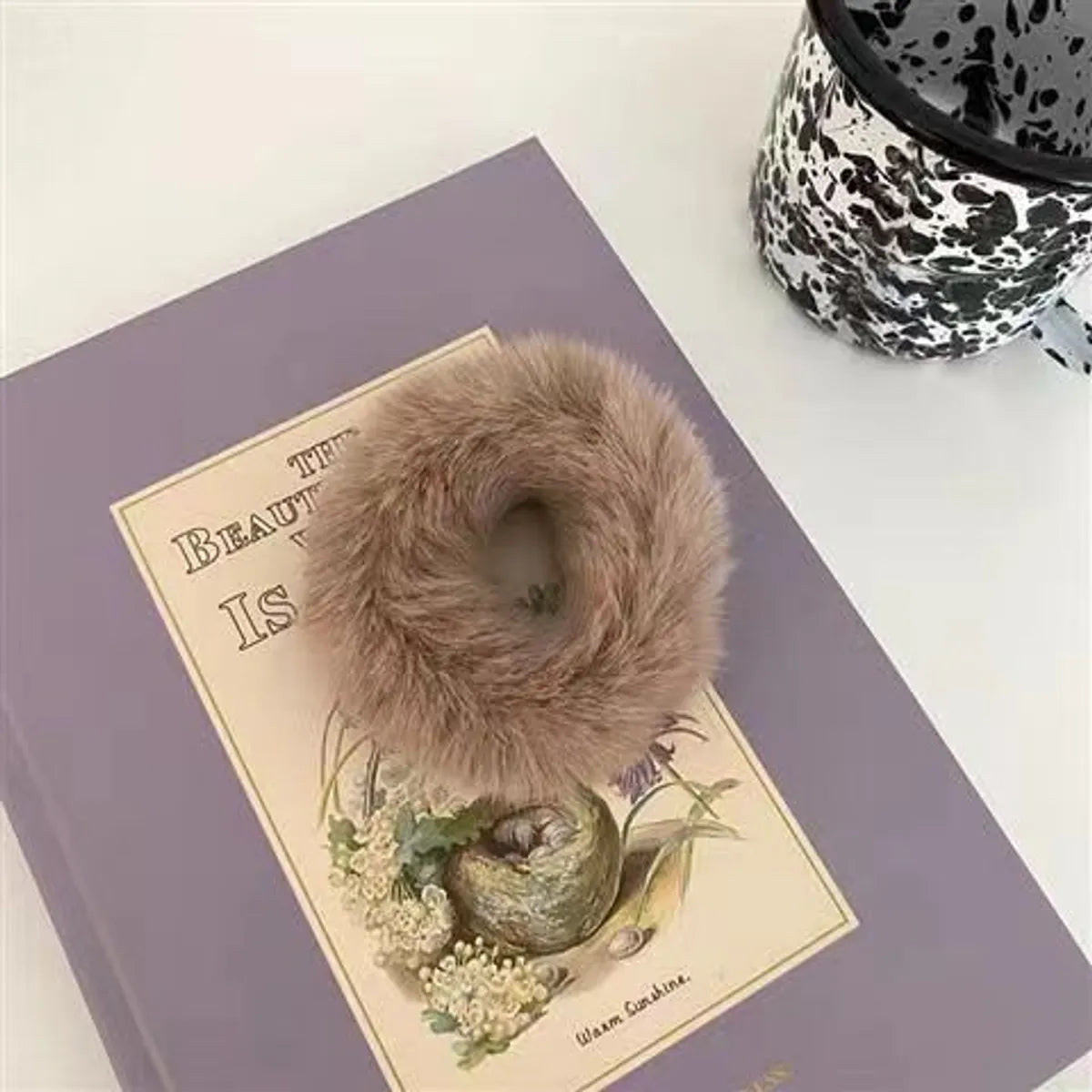 Autumn And Winter Plush Candy Color Hair Ring Women'S Soft Waxy Hair Rope Girl'S Head Rope Hair Strap Sweet Hair Accessories