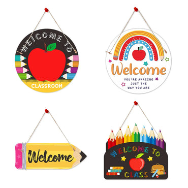 Back To School Cartoon Style Cartoon Letter Fruit School Daily Hanging Ornaments