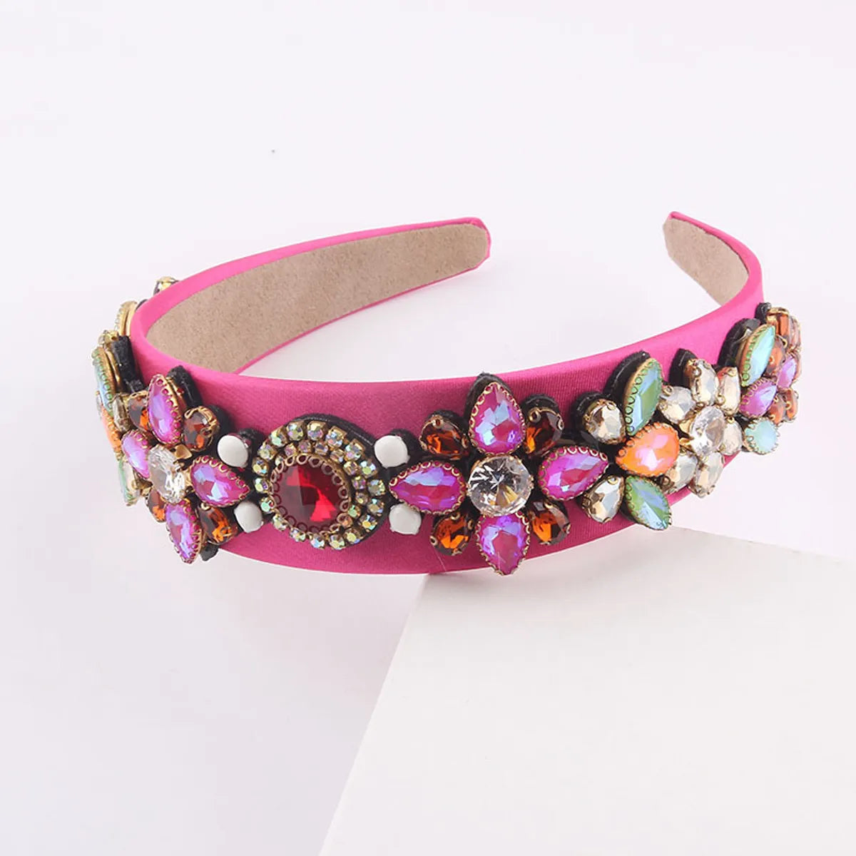 Baroque Colorful Rhinestone Headband Wholesale