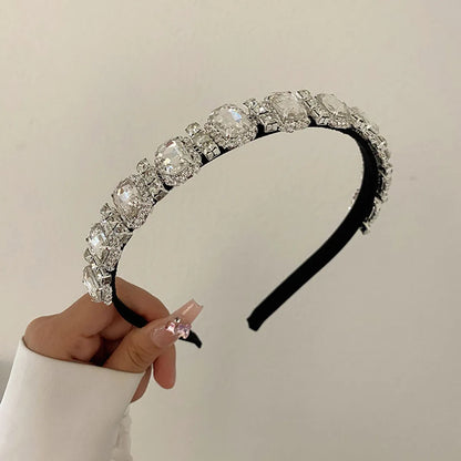 Baroque Full Diamond Rhinestone  Retro Alloy  Headband Wholesale