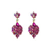 Baroque Style Shiny Water Droplets Alloy Plating Inlay Rhinestones Glass Gold Plated Women'S Drop Earrings