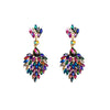 Baroque Style Shiny Water Droplets Alloy Plating Inlay Rhinestones Glass Gold Plated Women'S Drop Earrings