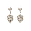 Baroque Style Shiny Water Droplets Alloy Plating Inlay Rhinestones Glass Gold Plated Women'S Drop Earrings