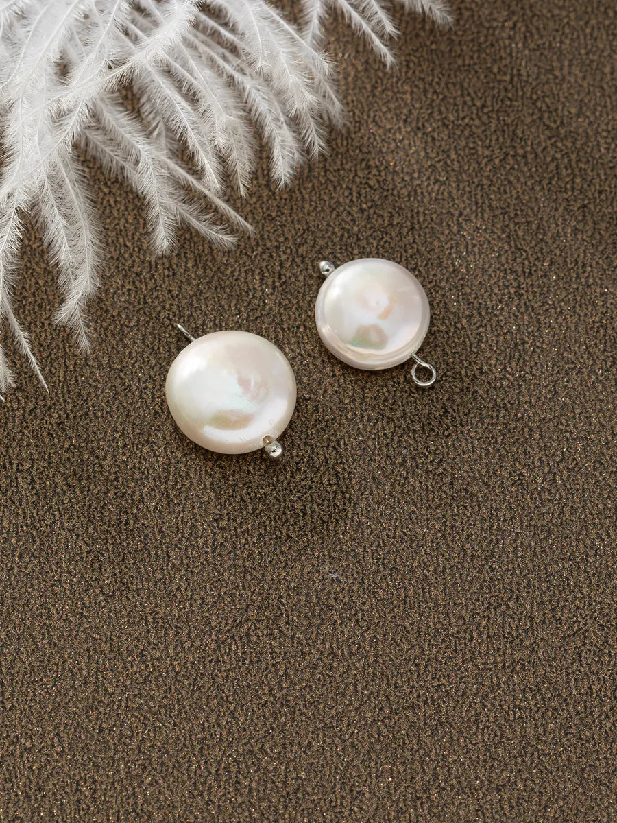 Basic Baroque Style Handmade Round Freshwater Pearl Jewelry Accessories