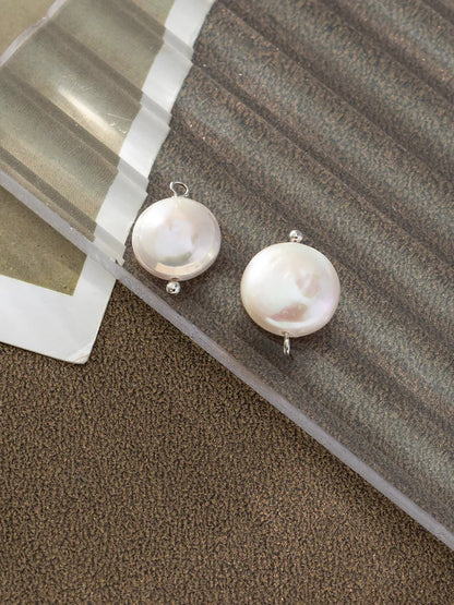 Basic Baroque Style Handmade Round Freshwater Pearl Jewelry Accessories