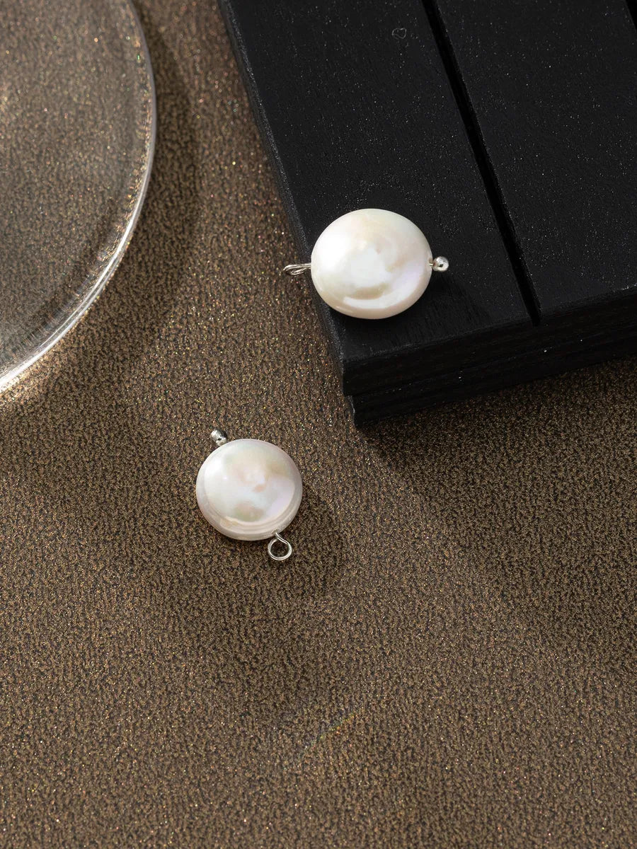 Basic Baroque Style Handmade Round Freshwater Pearl Jewelry Accessories