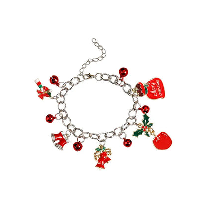 Basic Cartoon Alloy Plating Christmas Unisex Bracelets