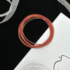 Basic Classic Style Circle Carbon Steel Metal Wholesale Bangle