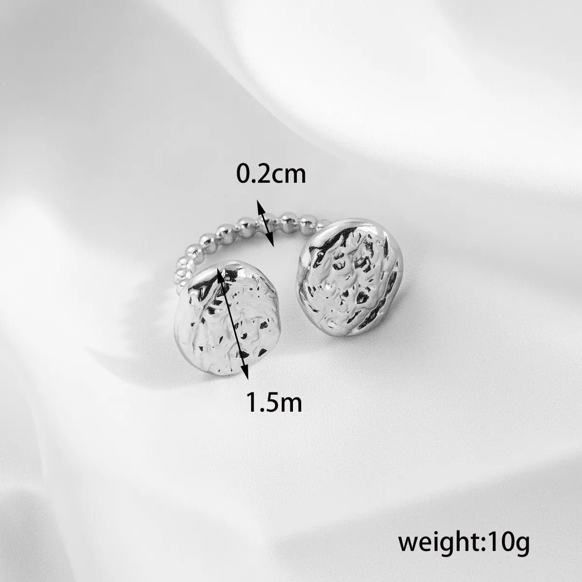 Basic Classic Style Round Stainless Steel Plating Inlay Artificial Pearls 18k Gold Plated Open Rings