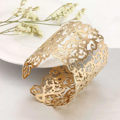 Basic Classic Style Solid Color Alloy Plating Women'S Bangle