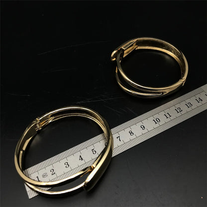 Basic Classic Style Solid Color Alloy Wholesale Bangle