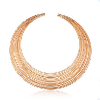 Basic Classic Style Solid Color Alloy Wholesale Rings Earrings Necklace