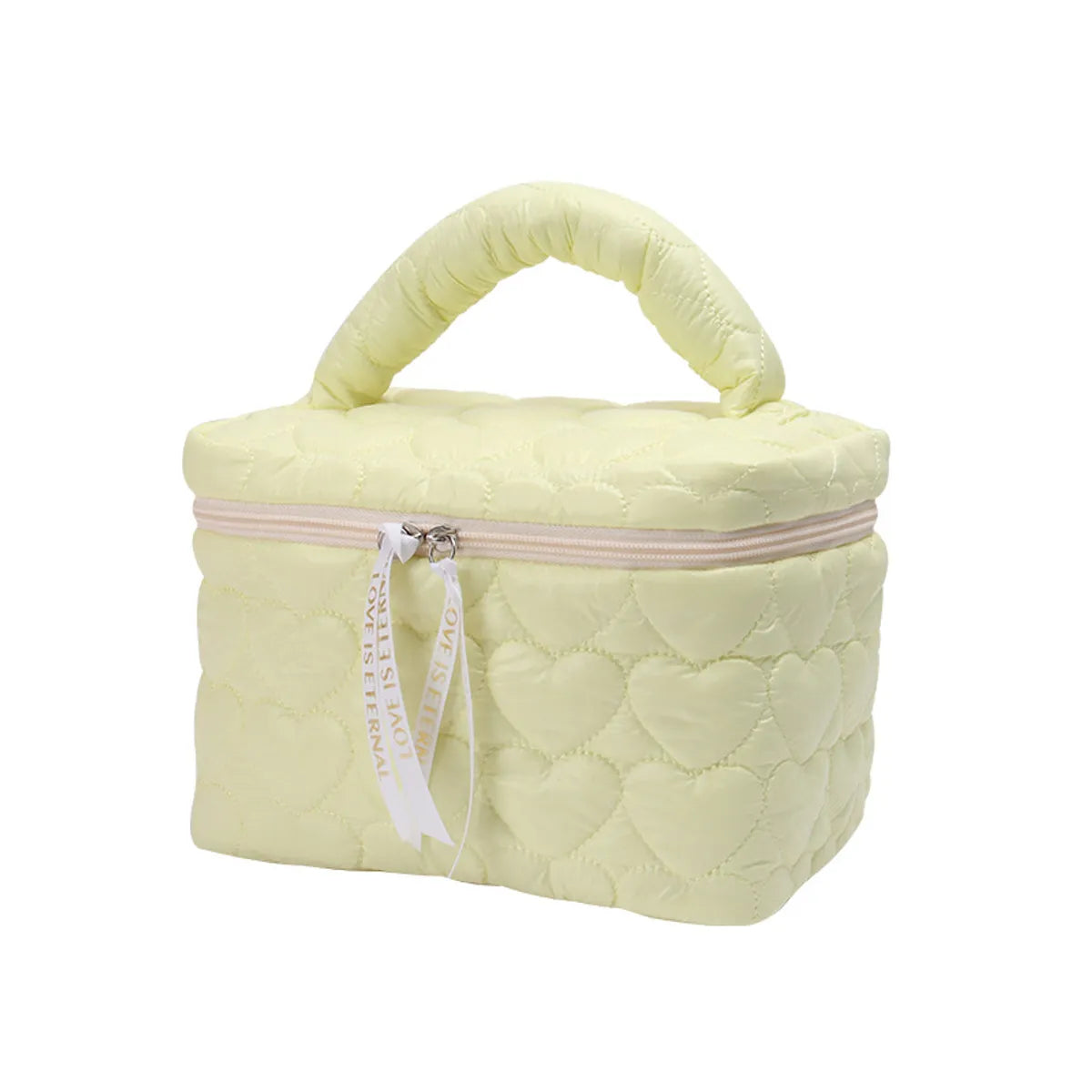 Basic Classic Style Solid Color Polyester Square Makeup Bags