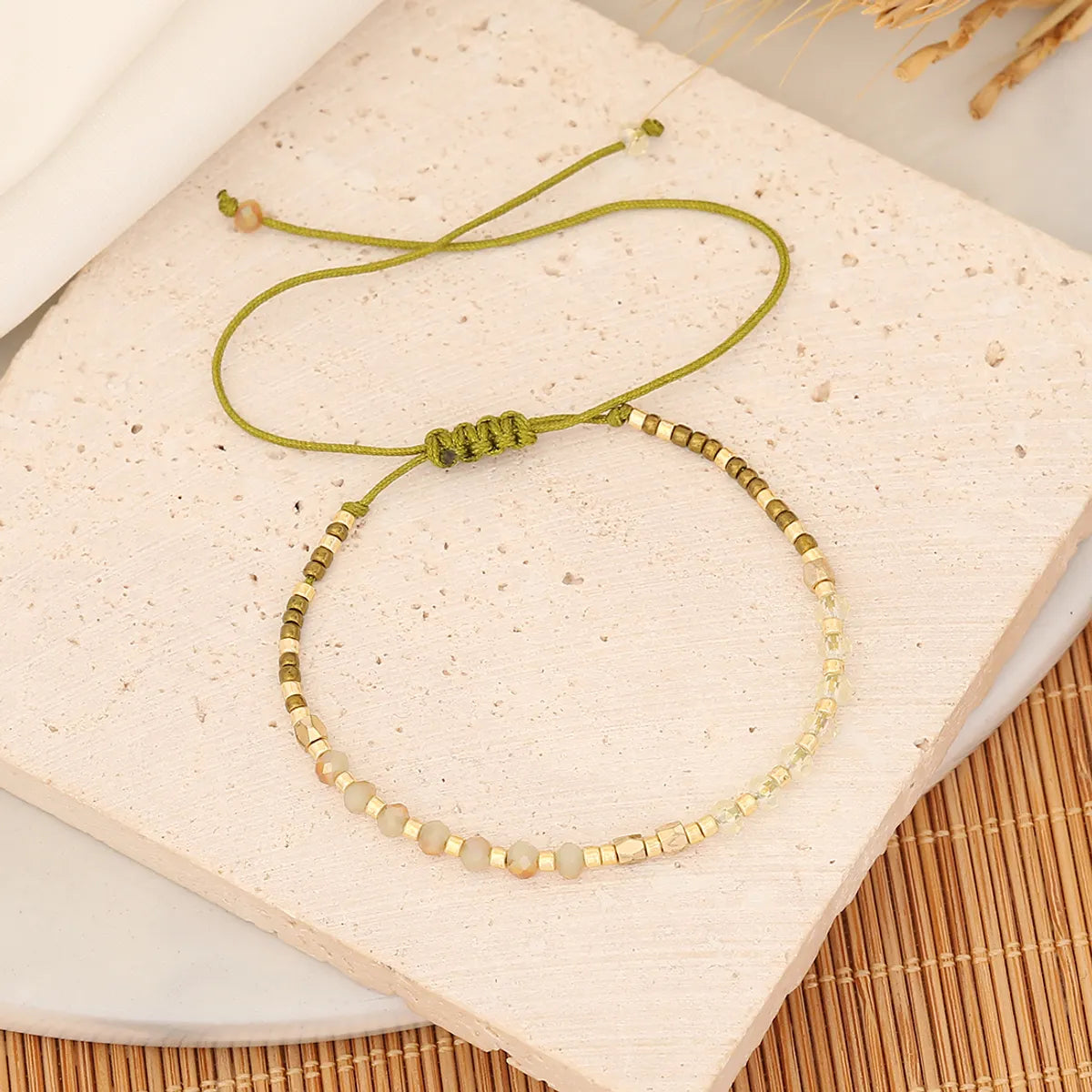 Basic Commute Irregular Artificial Crystal Wholesale Bracelets