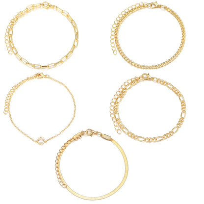 Basic Geometric Alloy Women'S Bracelets