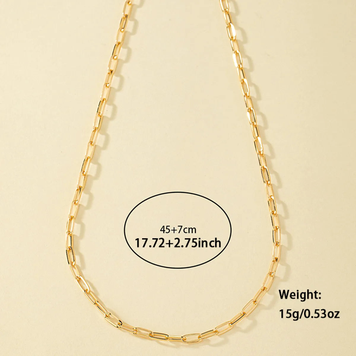 Basic Geometric Alloy Zinc Wholesale Necklace