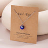 Basic Geometric Eye Alloy Resin Glass Wholesale Pendant Necklace