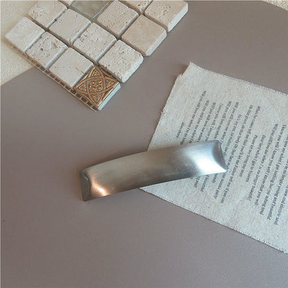 Basic Geometric Metal Handmade Hair Clip